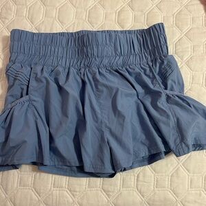 Light blue (kind of periwinkle) FP Movement Get Your Flirt On shorts size small